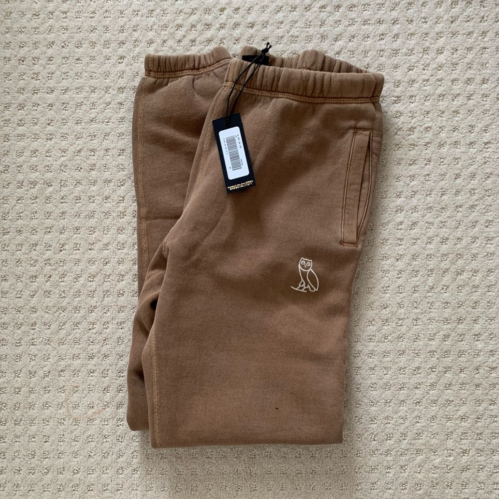 NEW OVO Sweatpants Tan Women’s Small
